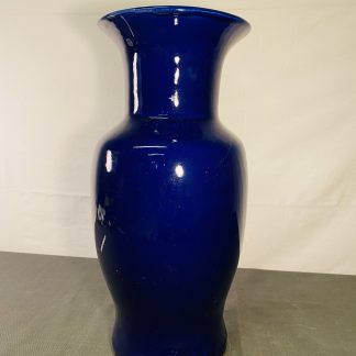 Stor blå vase